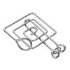 Metal Game Mind Brain Teaser Magic Wire Rings Puzzles For Adults Kids Disentanglement Iron Link Unlock Interlock Game
