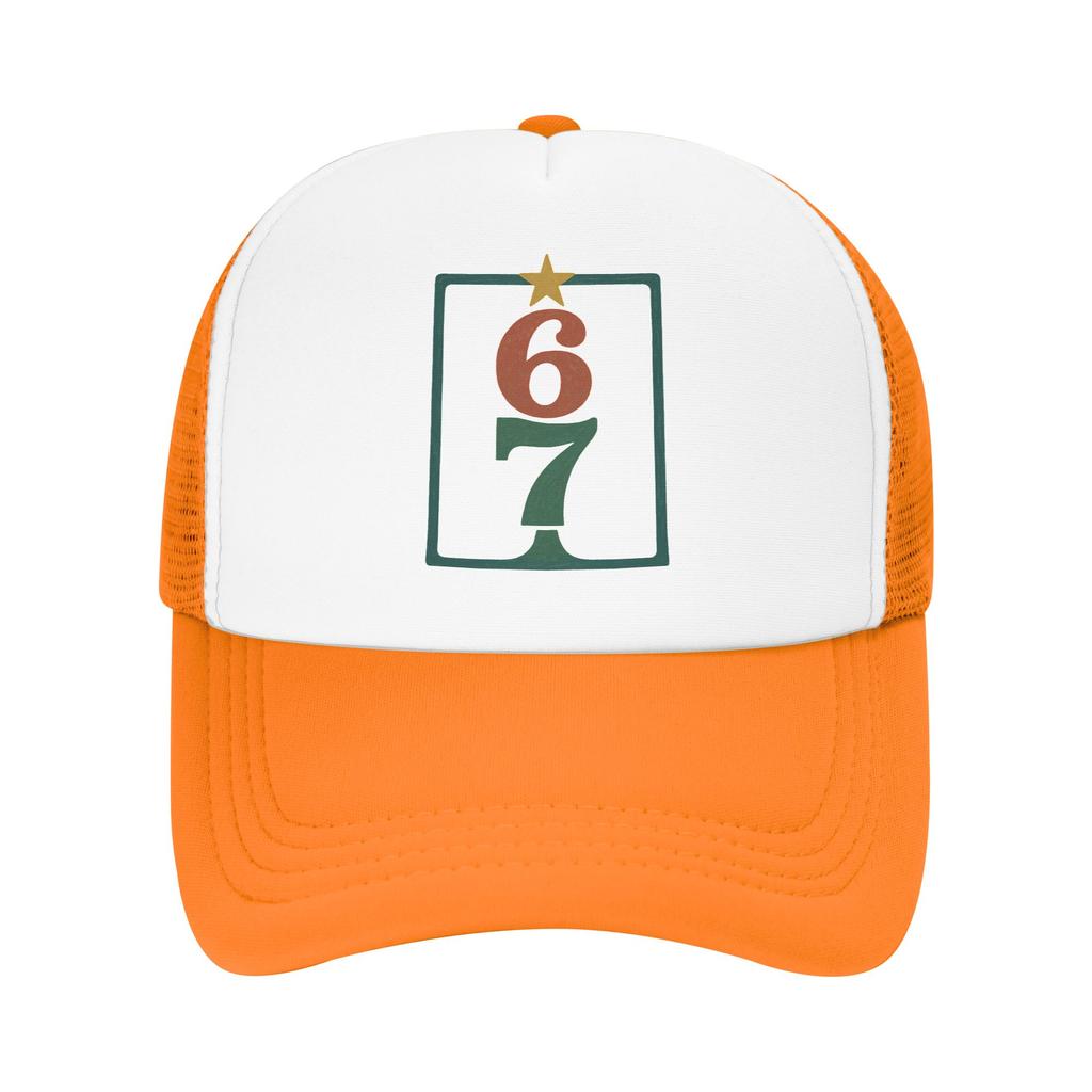 Individuelle Punk Unisex Sechs Sieben Baseballkappe für Erwachsene Verstellbare Dad Hat für Unisex Damen Hip Hop