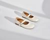 Late Evening Breeze Gentle Shoes Flat Single Shoes Female 2025 New Summer Mary Jane Shoes Fairy with Skirt Soft-soled Shoes