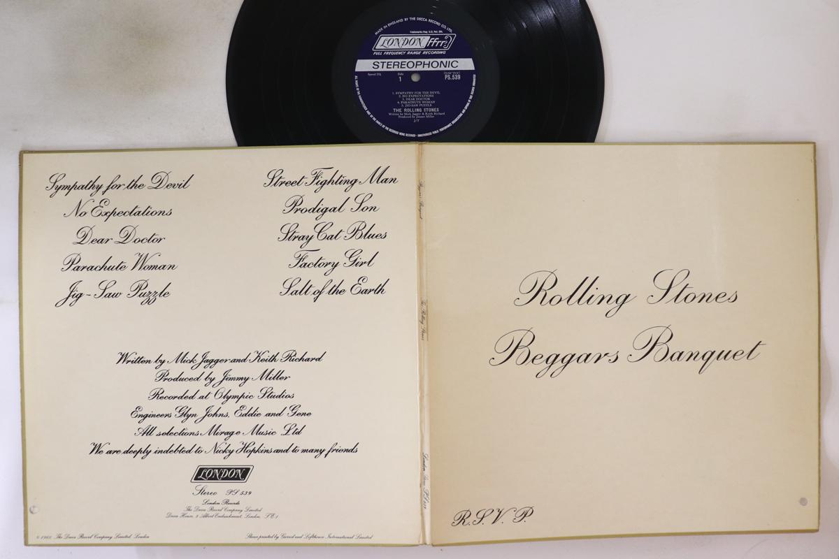 

LP Record ROLLING STONES - Beggars Banquet PS539 LONDON 1968 Japan Rock Used