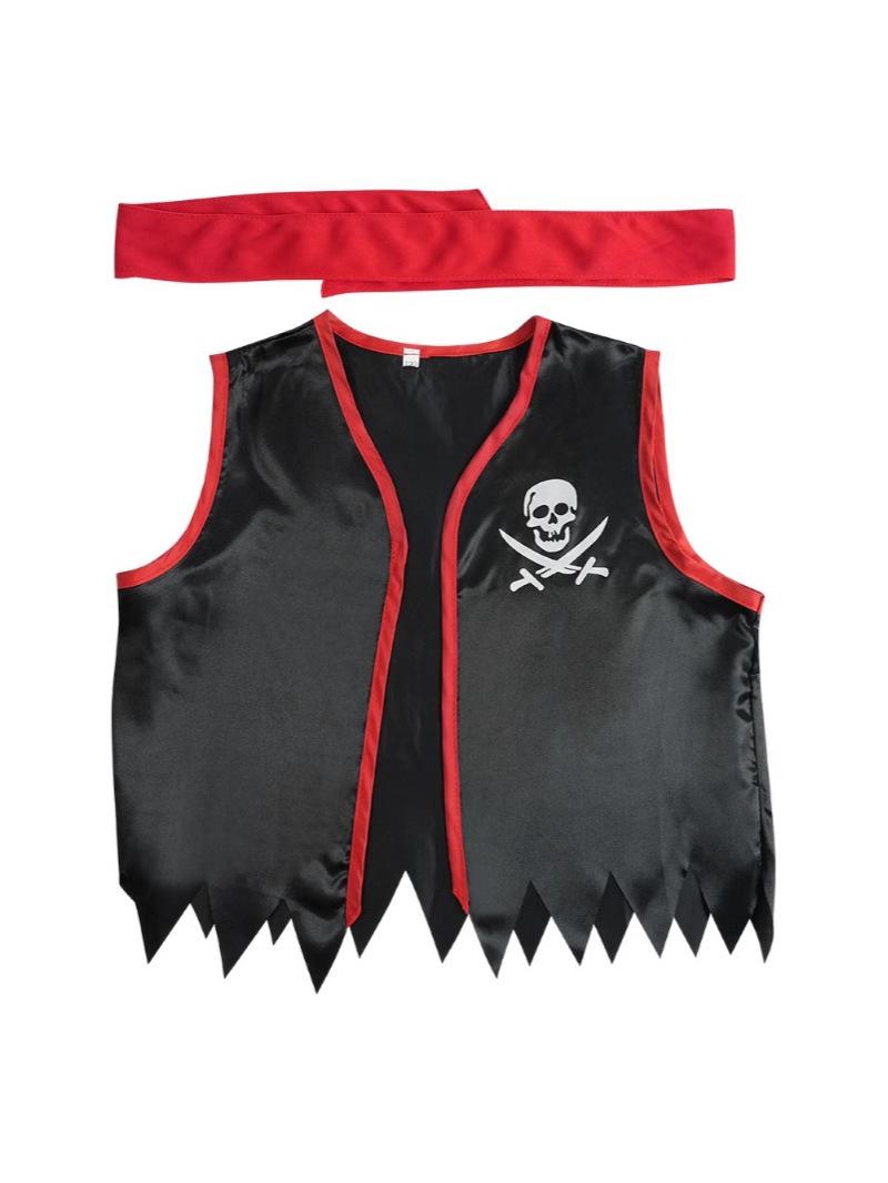 

Европейско-американский костюм пирата Джека Воробья для детей: Без рукавов 120