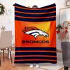 Denver Broncos Blanket Outdoor Flannel Blanket for Camping, Hiking, Garden Parties, Picnic Essentials,gift for family and friends