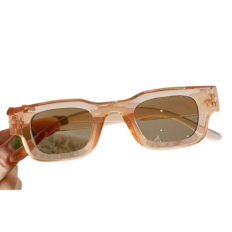 Square Concave Sunglasses Large Frame Retro Trend Sunglasses Women'S Sunshade Sunglasses