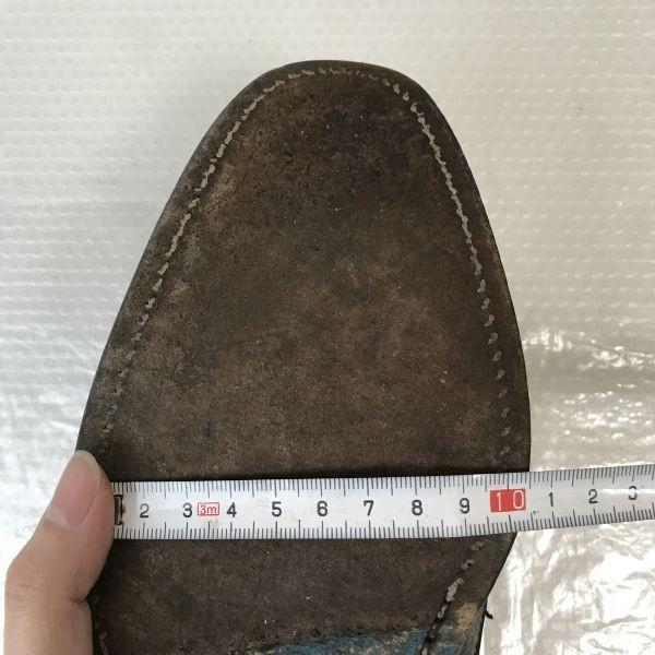 FLORIS VAN BOMMEL/Goodyear Welt Leather Wingtip Shoes/5.5G/24.5-25.0/Black/Business(USED)