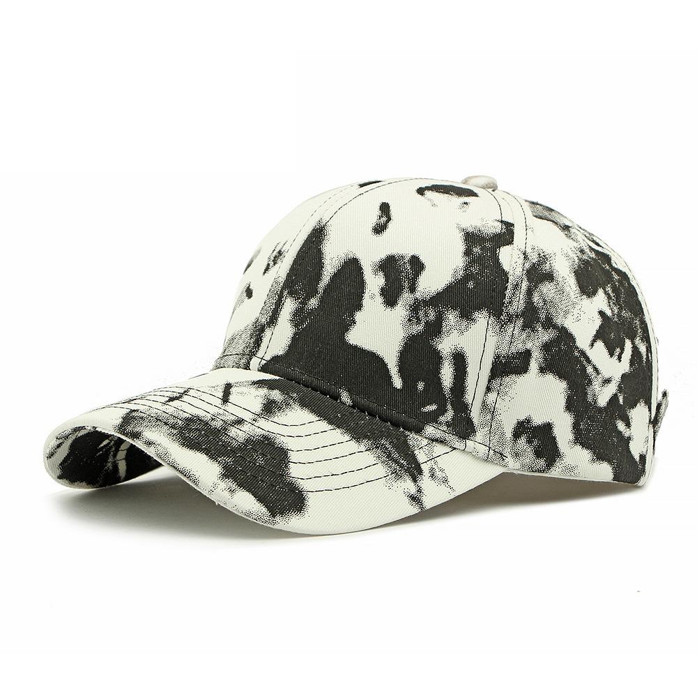 Tie-Dyed Baseball Cap Men Outdoor Sunscreen Sun Hat Women Graffiti Sunscreen Cap