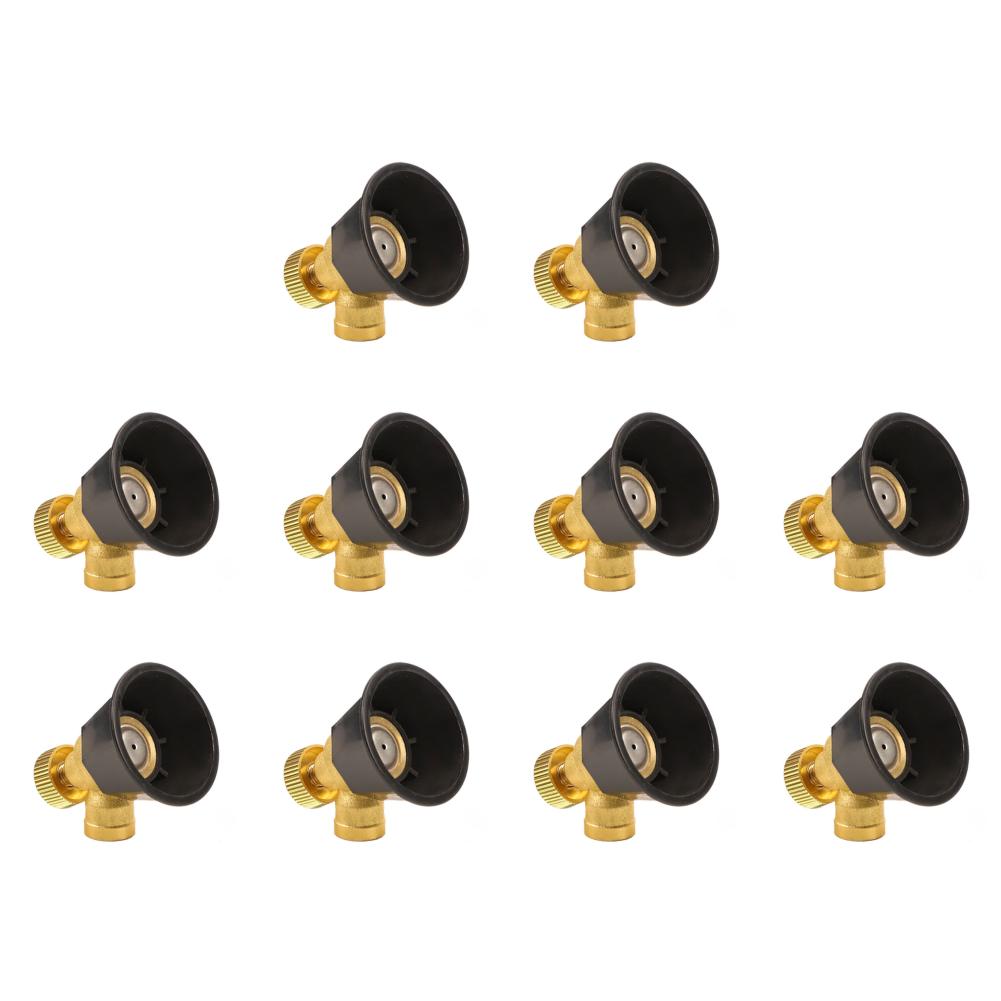 High Pressure Sprayer Nozzle Adjustable Pesticide Sprayer Nozzle Brass Agricultural Spray Nozzle Head for Watering Irrigation
