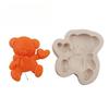 1pc Heart-Shaped Teddy Bear Silicone Mold