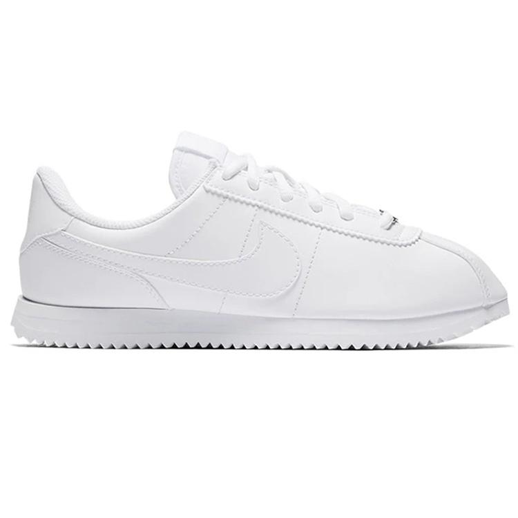 (GS) Nike Cortez Basic SL 'Triple White' Kids' 904764-100