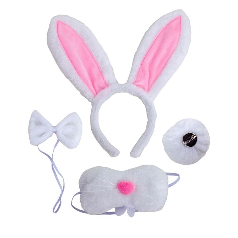 Halloween Easter Bunnies Costumes for Kids Animal Costume Cosplay Accessories