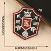 College style badge embroidery stickers, computer embroidery labels, chest badges, DIY clothing and hat patch stickers