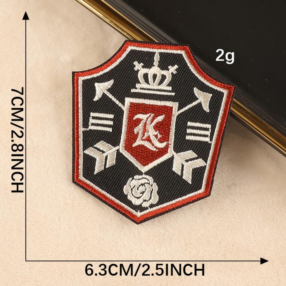 College style badge embroidery stickers, computer embroidery labels, chest badges, DIY clothing and hat patch stickers