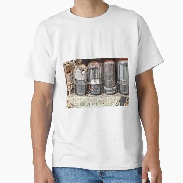 Transistor Radio Tubes V Classic Tshirt Made In Usaaus Tshirt S2xl S