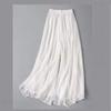 WTEMPO Trousers Skirt Chiffon Wide-leg Pants Double-layer Pendant Feeling National Style Hanfu Bottoming Horse Skirt Lining