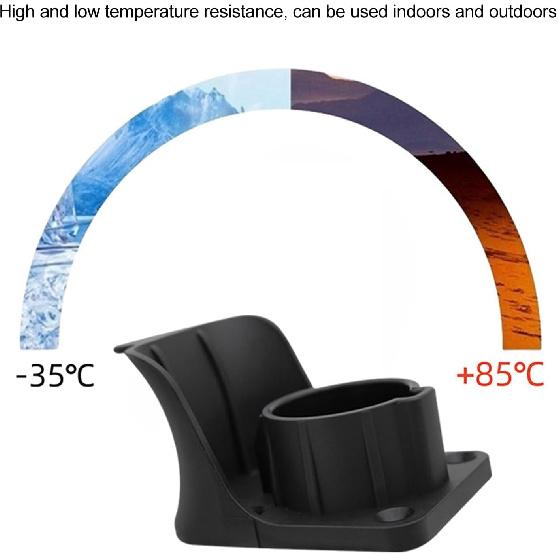 Ev Charger Dock, Electric Vehicle Charger Bracket Pa6 Simple Installation Electric Vehicle Type 1 Charging Station, Compatible with SAE J1772