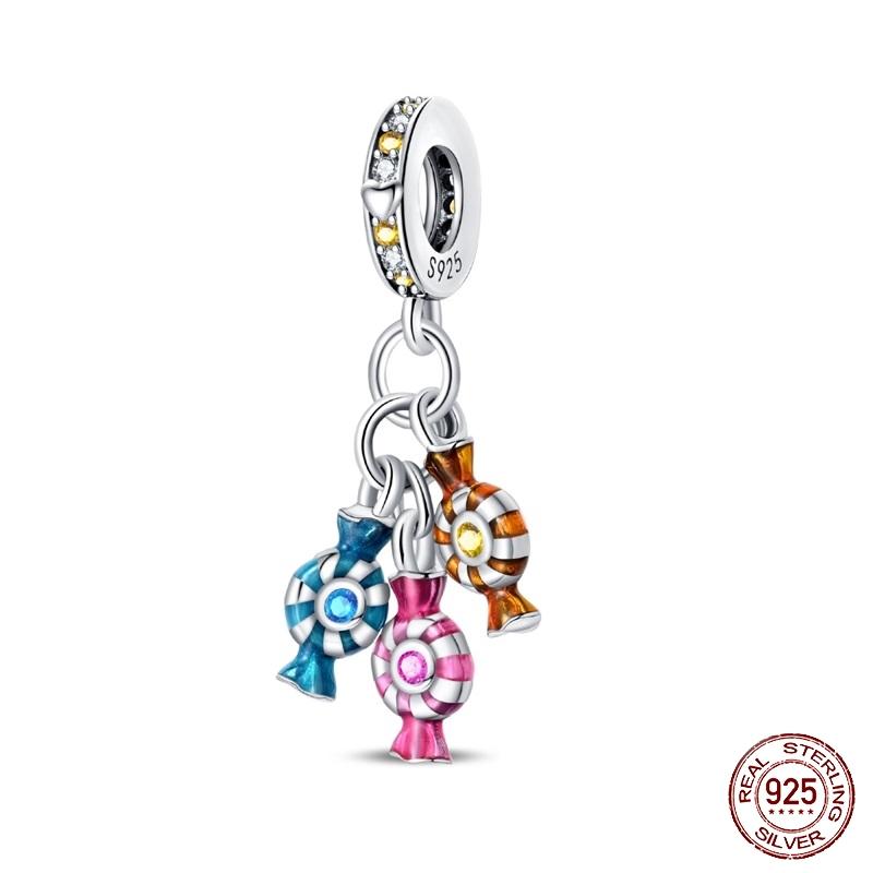 New 925 Silver Fashion Beer Champagne Red Wine Glass Drink Charms Beads Fit Original Bracelet DIY Jewelry Gift
