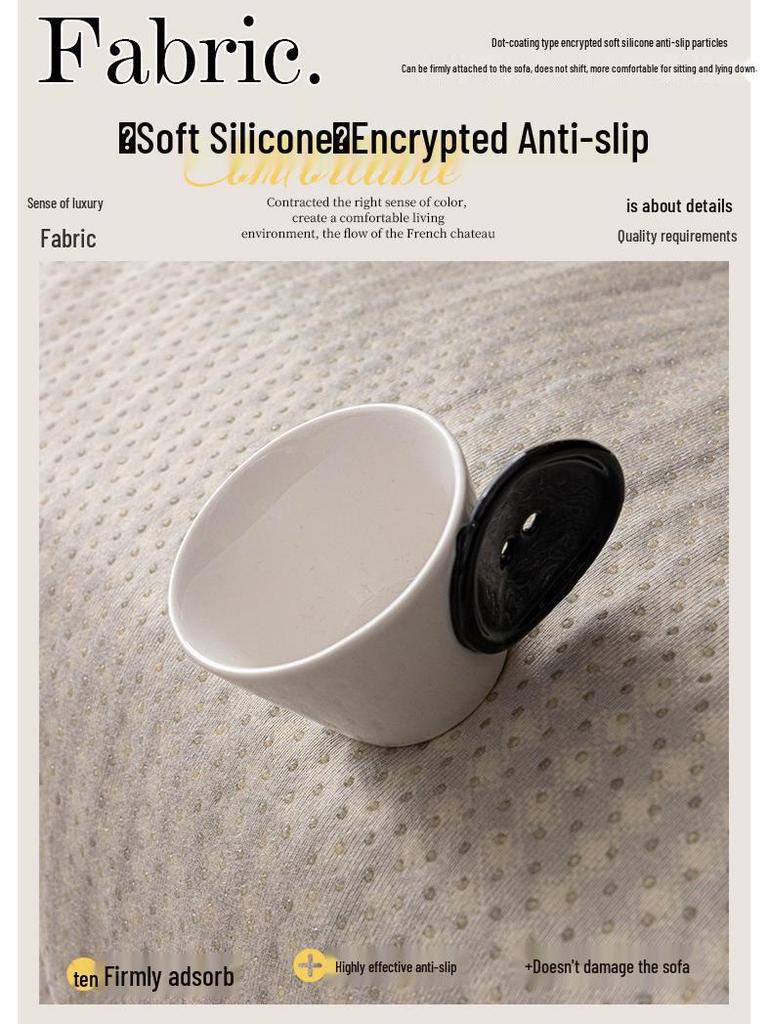 2026 French Luxury All-Season Thickened Non-Slip Cat-Resistant Sofa Seat Cushion Cover