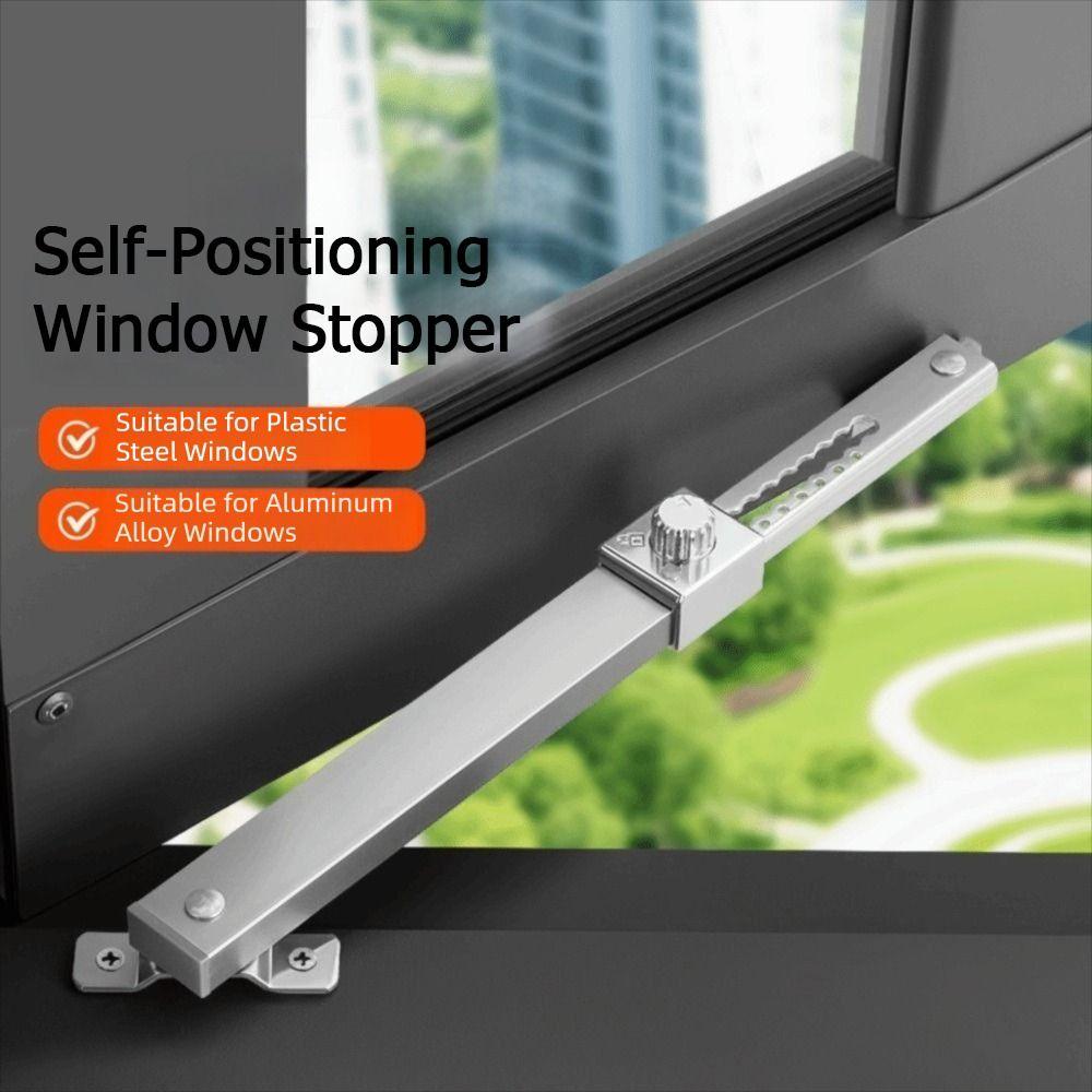 Stainless Steel Window Limiter Fixed Practical Angle Controller Telescopic Opening Limiter Sliding Support Casement Window