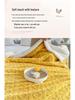 Velvet Taffeta Double-Layer Fleece Winter Blanket Quilt Cover for Office Nap
