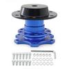Universal Aluminum Steering Wheel Quick Release Hub Adapter For 6 Hole Steering Wheel Removable Snap Off Boss Kit