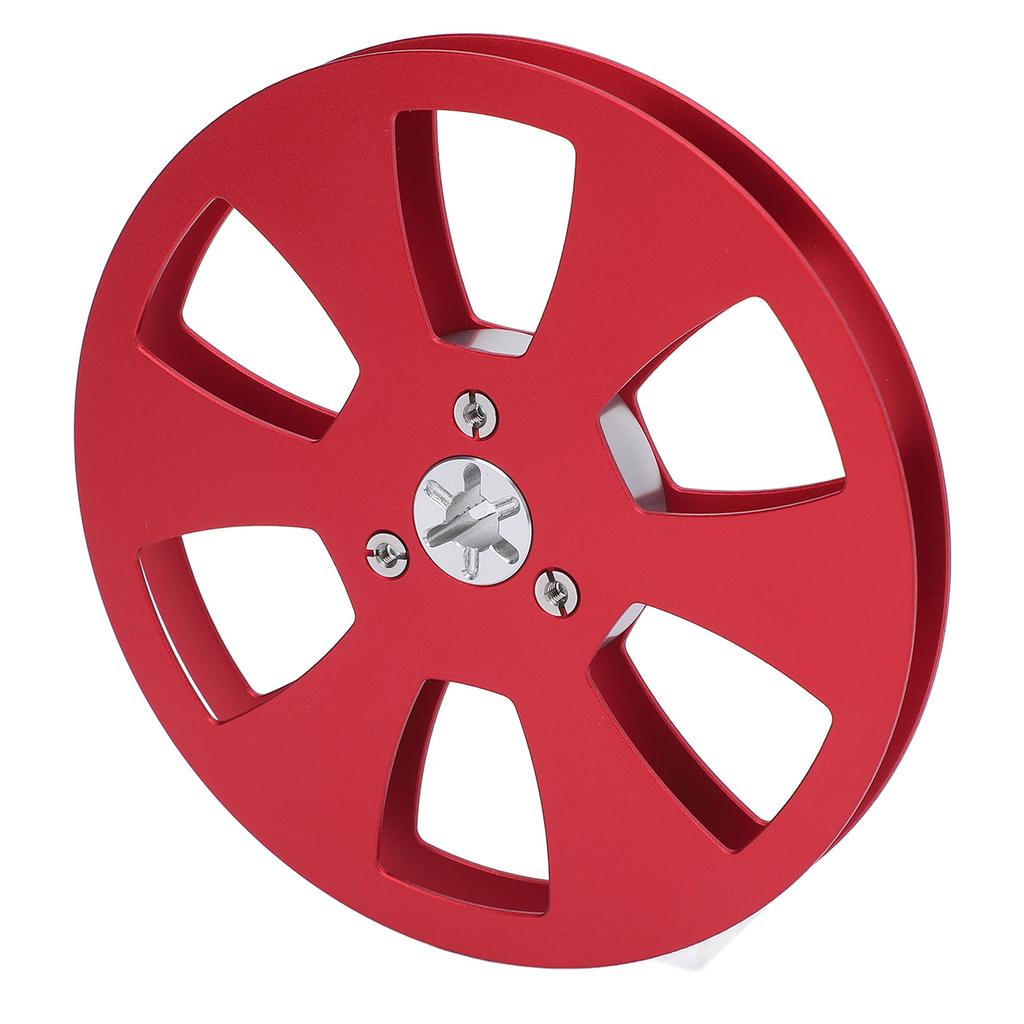 14 5in Empty Tape Reel Sound Recording 6 Hole Aluminum Alloy for ReVox Opening Machine Parts Blue