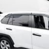 Bright Black Front Car Door Handles Cover Trim 4pcs For Toyota RAV4 -