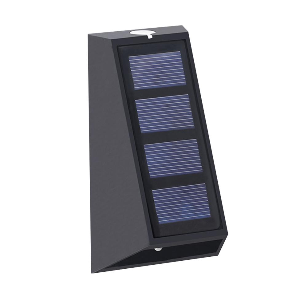 Solar Wall Light Outdoor Up Down Lighting Colorful LED Garden Decor Lamp
