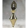 AL ATHMAD Arabian Brass Surmadani - Kohl Container For Storing Surma Powder - Golden Color