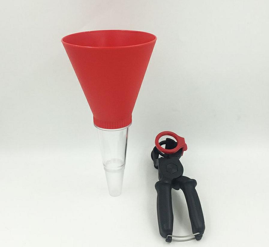 Extended Oil Funnel for Gasoline Car Engines Fuel Gun