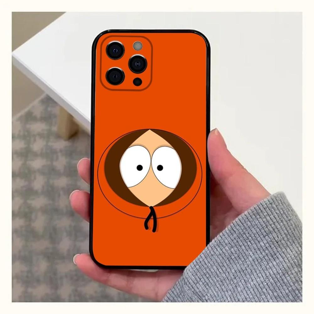Cartoon Funny S-South-P-Park Phone Case For iPhone 16,15,14,13,12,11,Pro,X,XS,Max,XR,Plus,Mini Soft Black Cover