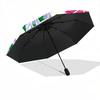 1pc Basketball Hoop Automatic Folding Umbrella - Windproof Compact Travel Umbrella with Auto Open/Close, 8-Rib Heavy-Duty Shaft for Women/Men A019