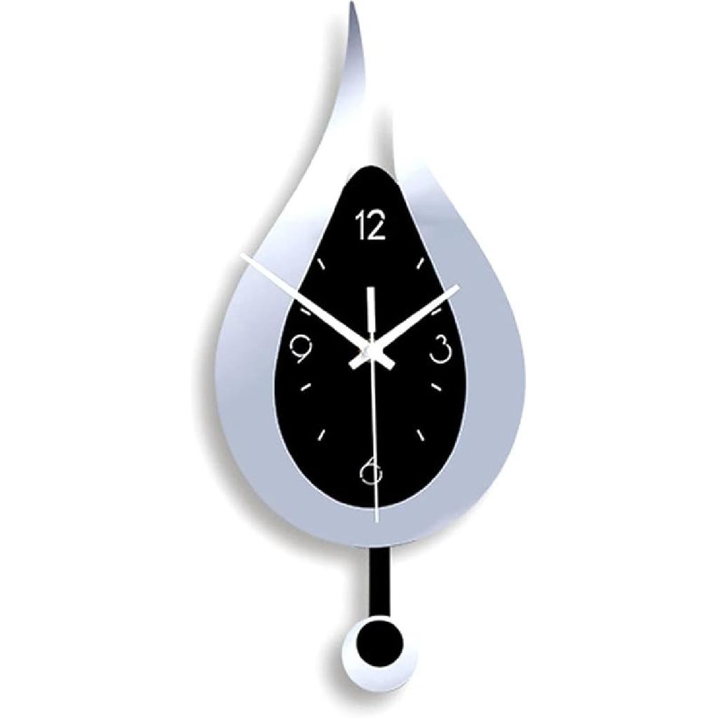 Modern Water Dropping Design Wall Clock for Creative Acyrlic Pendulum Clock for Home Bedroom Living Room Office Decorati Wall Clock for Living Room