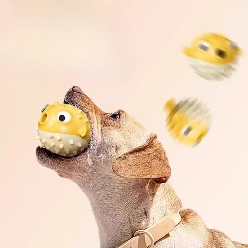 Zabawki dla psów, Kule z wyciekającą karmą, Samozabawa i Nuda, Skacząca Ryba, Gryzienie zębami, Gryzienie, Kule wydające dźwięki, Zwierzęta domowe