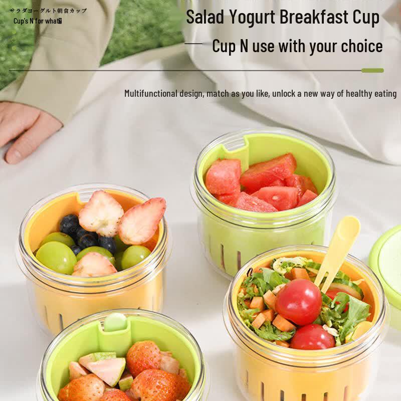 

KATEI STORY Double-Layer Fruit Cup with Fork