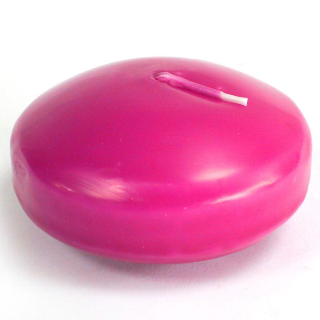 2x Floating Candles Large Lavender Unscented Set of 3