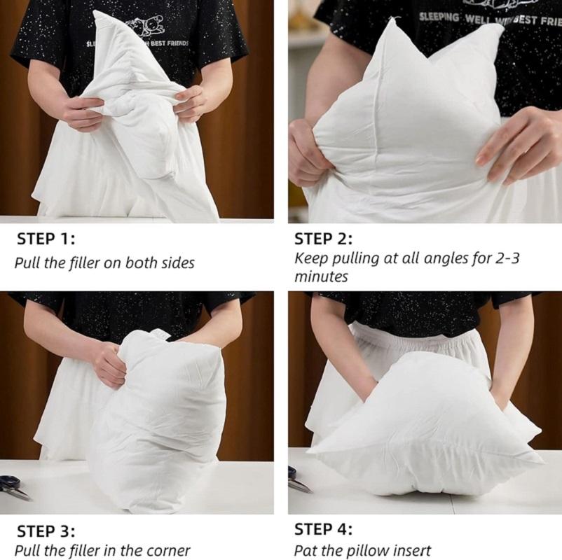 30x50cm 45x45cm 50x50cm Throw Pillow Inserts Cushion Inner Soft Fluffy Plump Stuffer Cushion Pads White Decorative Pillow Insert