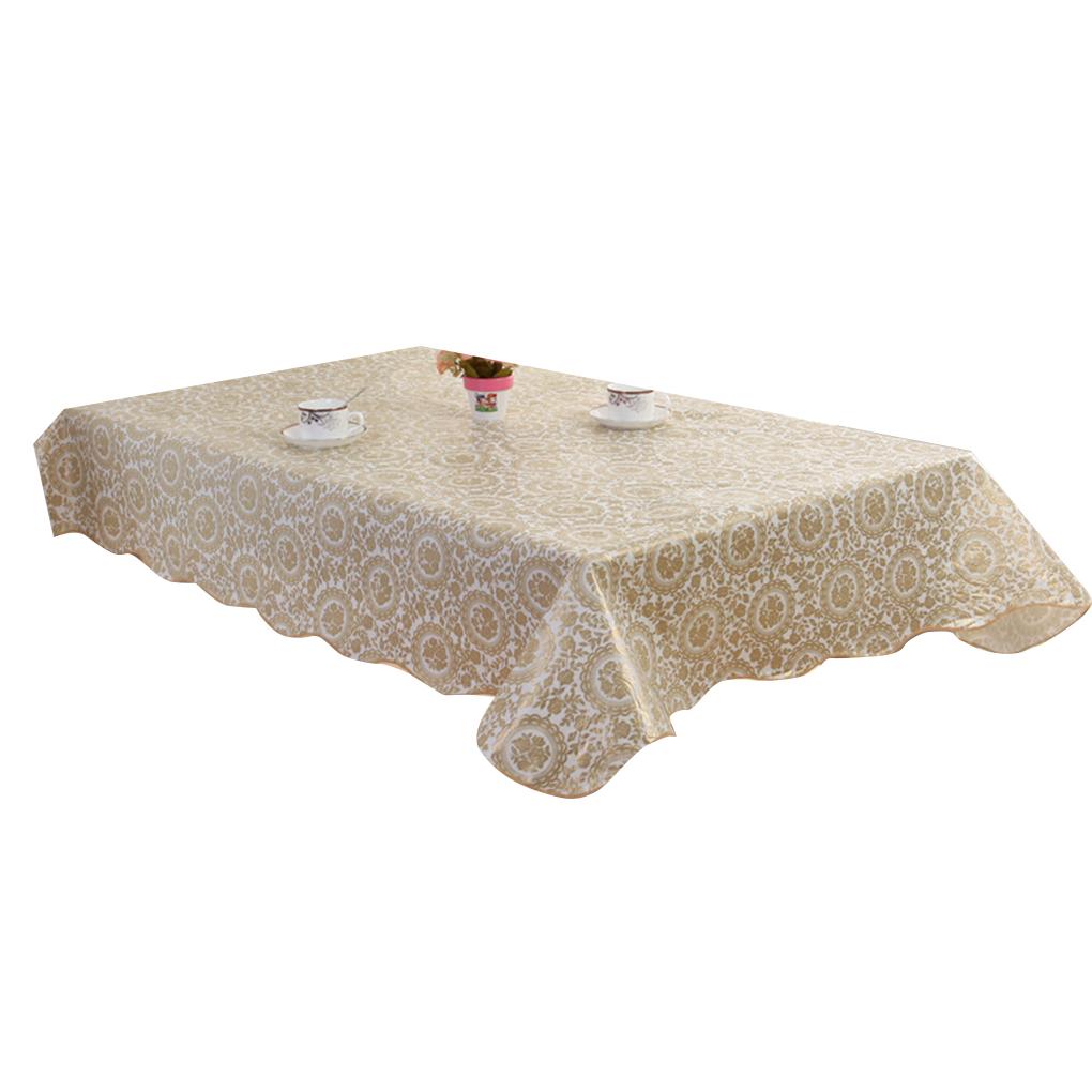 Table Cover Cloth Party Tablecloth Rectangle Waterproof Oil-proof Covers Cloths