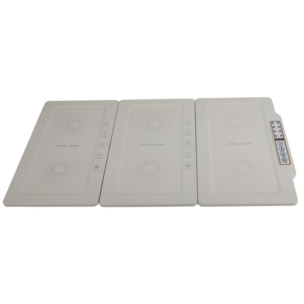 Food Warmer Tray Electric Warming 3 Trays Connect Foldable Detachable Multifunctional for Home