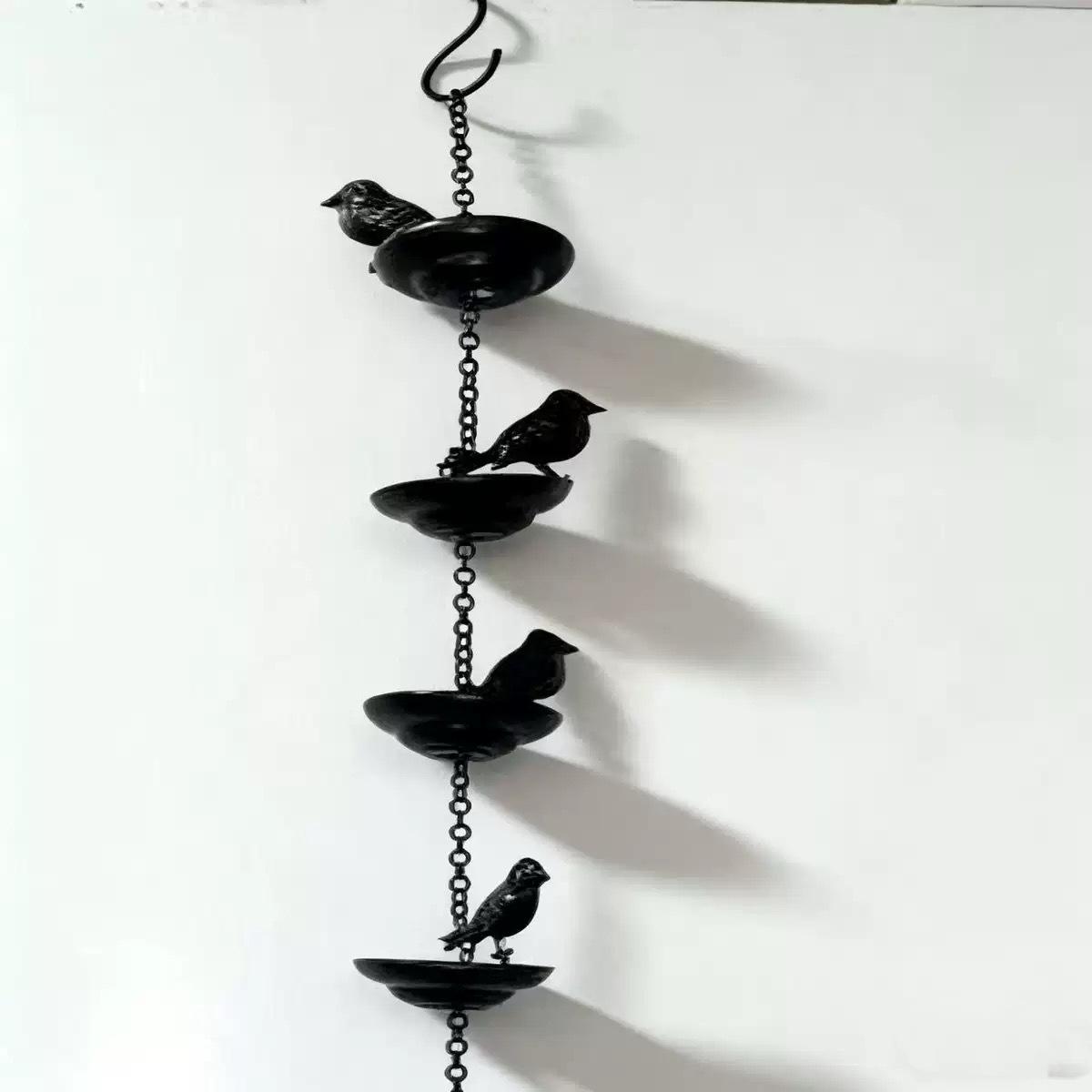 

Найкращий крос-бордерний пташиний дощовий ланцюг: Декор для двору та металеві вироби - Музичні вітрячки