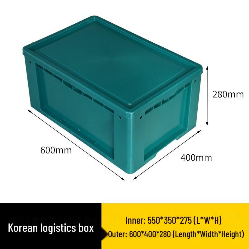Industrial Stackable Plastic Storage Box with Lid