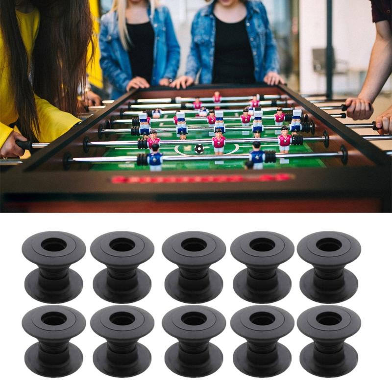 10 Pcs Foosball Bearing Accessories Foosball Table Board Bearing Rod Foosball Bushing Table Football Machine Bearing