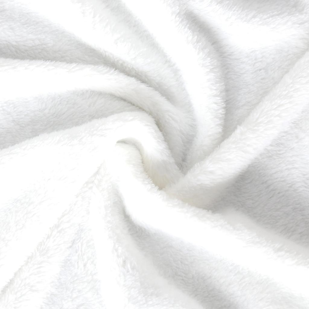 Two Rabbits Print Coral Fleece Blanket All Season Soft Throw for Sofa Bed Camping Office Home Decor Mixed Colors