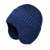 Winter outdoor warm hat men's and women's same thickened knitted wool hat cold-proof ear protector pullover hat