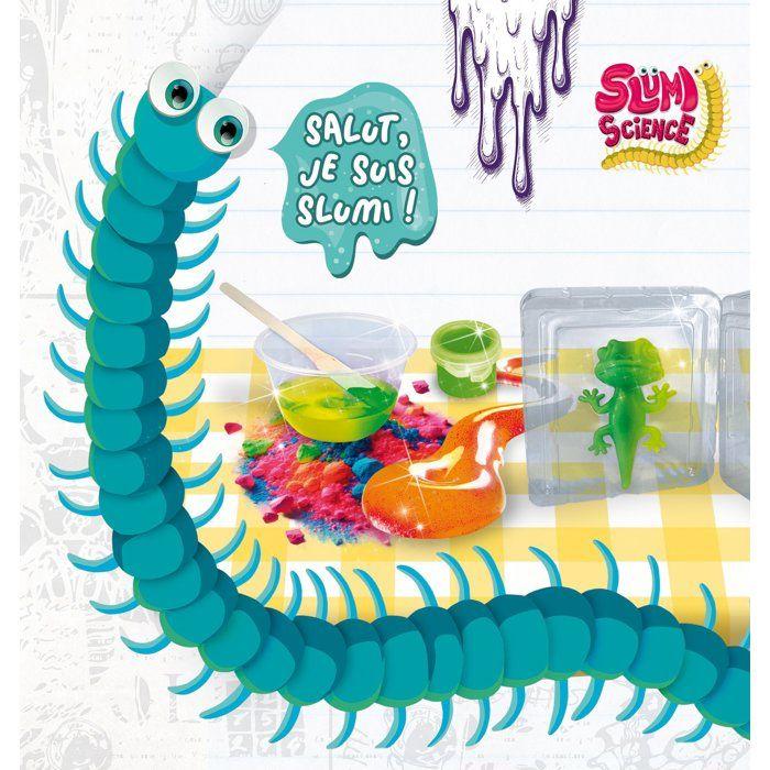 SLUMI SCIENCE Pocket Caméléon Squish - Kit Créatif - LISCIANIGIOCHI - Moule &amp; Effet Molleux - Dès 7 ans