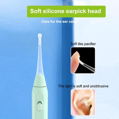 Soft Silicone Earpick USB Rechargeable Ear Cleaner Flashlight Earwax Remover Tool Itch Relief