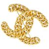 Chanel ChainCOCO Mark Brooch Plated Gold 36.4g Women Used