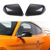 2pcs Carbon Fiber Rear View Mirror Decor Cover Trim Shell For Ford Mustang 2015+