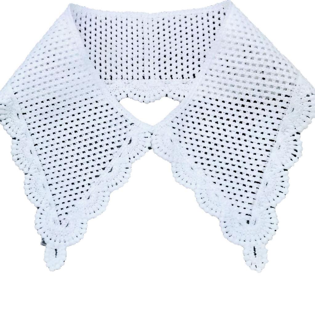 Milk Silk Collar Water-Soluble Lace, Corsage False Collar Lace Embroidery Women'S Clothing Accessories