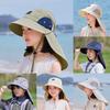 Summer Childrens Fisherman Hat With Large Brim And Waterproof Nylon For Sun Protection And Neck Coverage