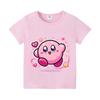Kirby Tričko s krátkým rukávem Kluci Dívky Topy Oblečení Kreslené Bavlněné Tričko Roztomilé Anime Ležérní Oblečení Tričko Móda Y2K Tričko Dárek
