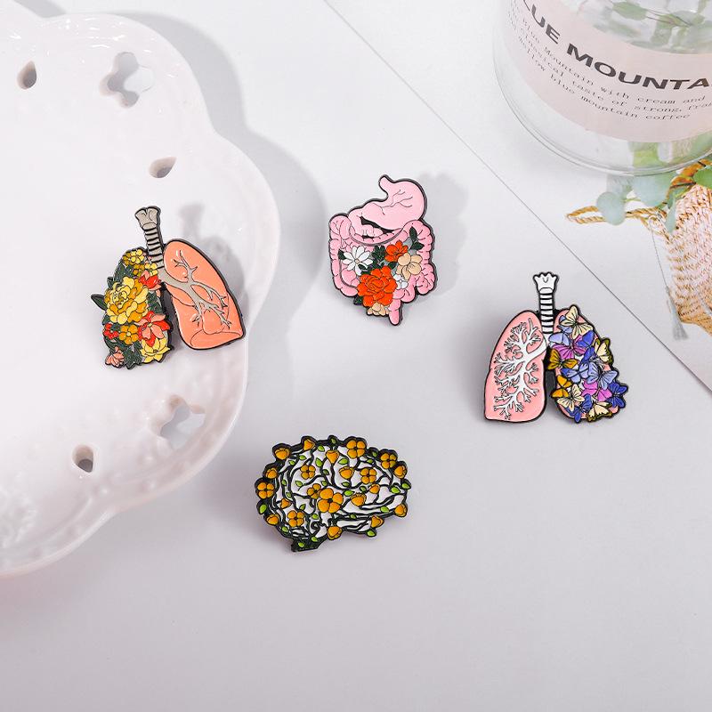 European & American Floral Alloy Brooch – Creative Collar & Hat Accessory